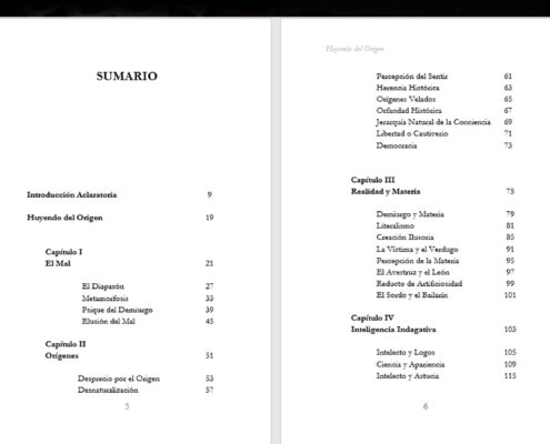 Sumario 1 1 495x400 - Huyendo del Origen